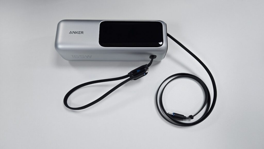 Anker 25K 165W Power Bank with retractable cable