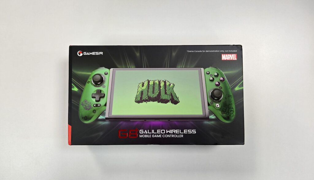 GameSir G8 Plus Controller - Hulk Version in packaging