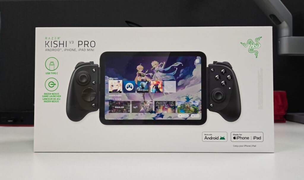 Razer Kishi V3 Pro packaging