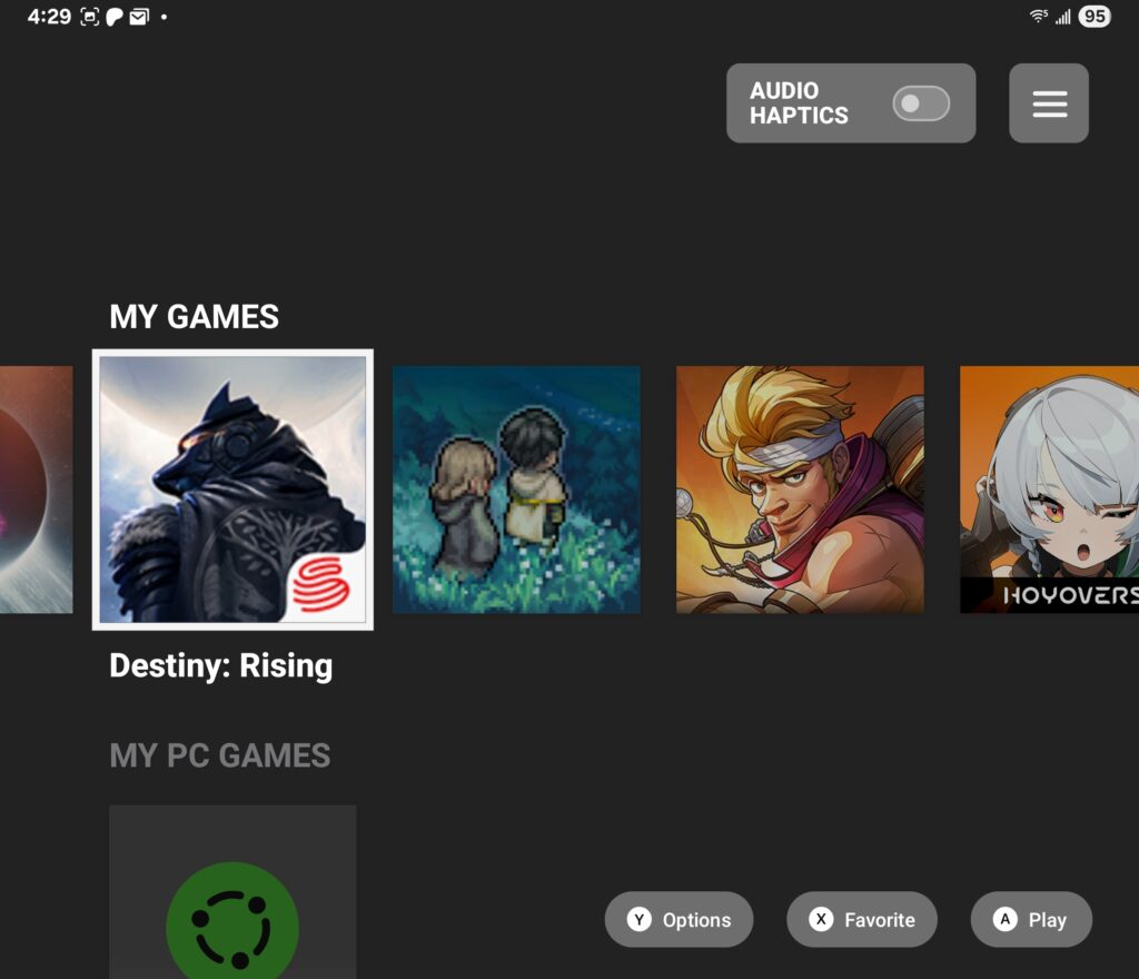 Razer Nexus settings for Razer Kishi V3 Pro
