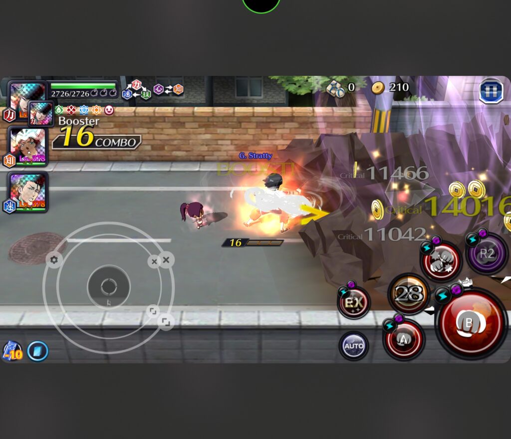 Razer Nexus Virtual Controller settings on Bleach Brave Souls