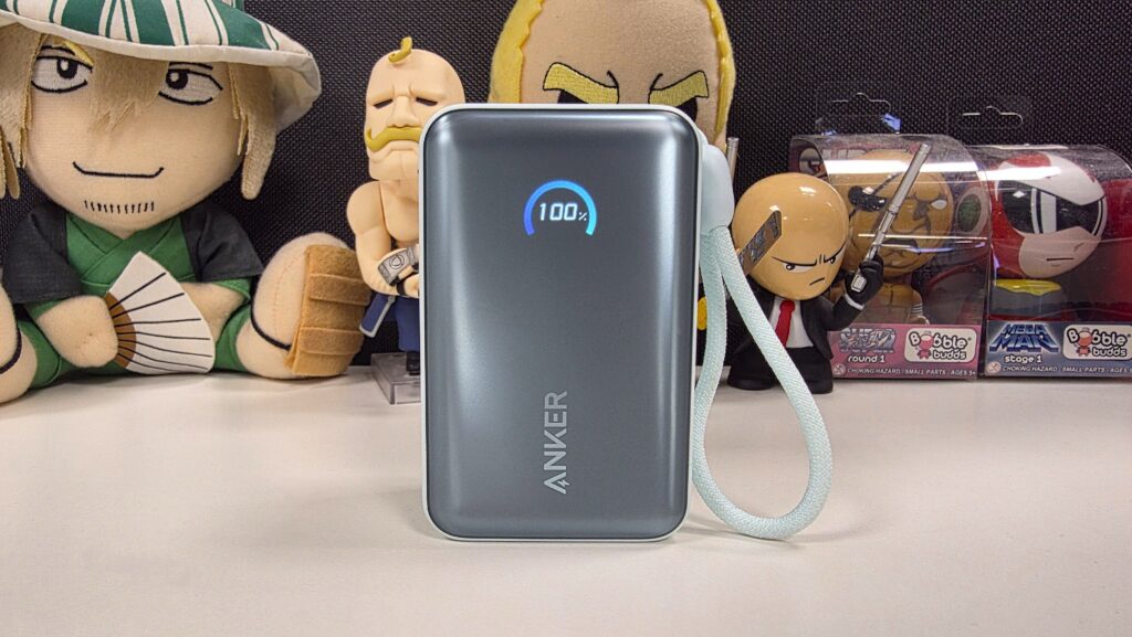 Anker Nano Power Bank (10K, 45W) - A1638 Smart Display showing battery level