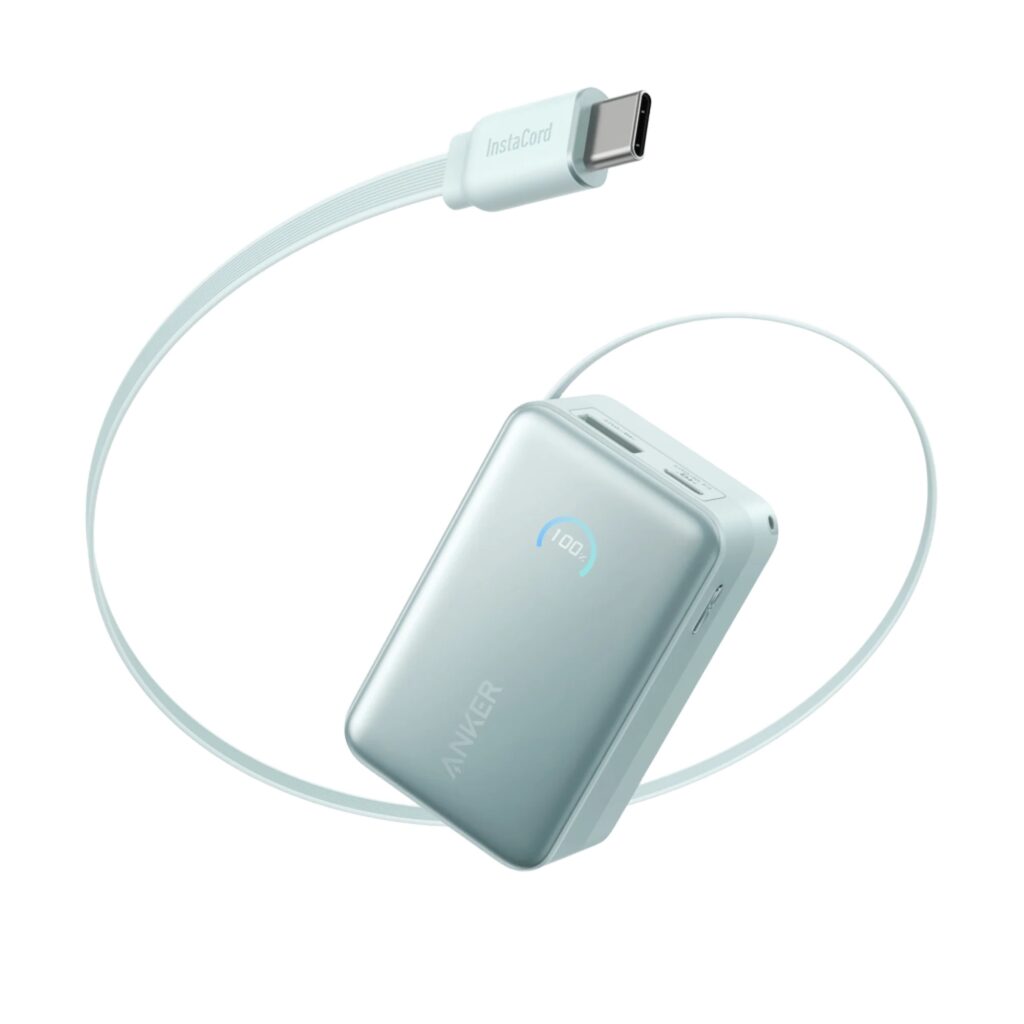 Anker Nano Power Bank Model A1638 in Teal Oasis